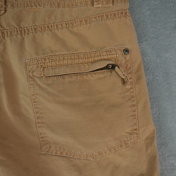 J Crew Shorts Womens 6 City Fit Khaki Brown 33x5 Zipper Back Pockets Cotton - Picture 3 of 9